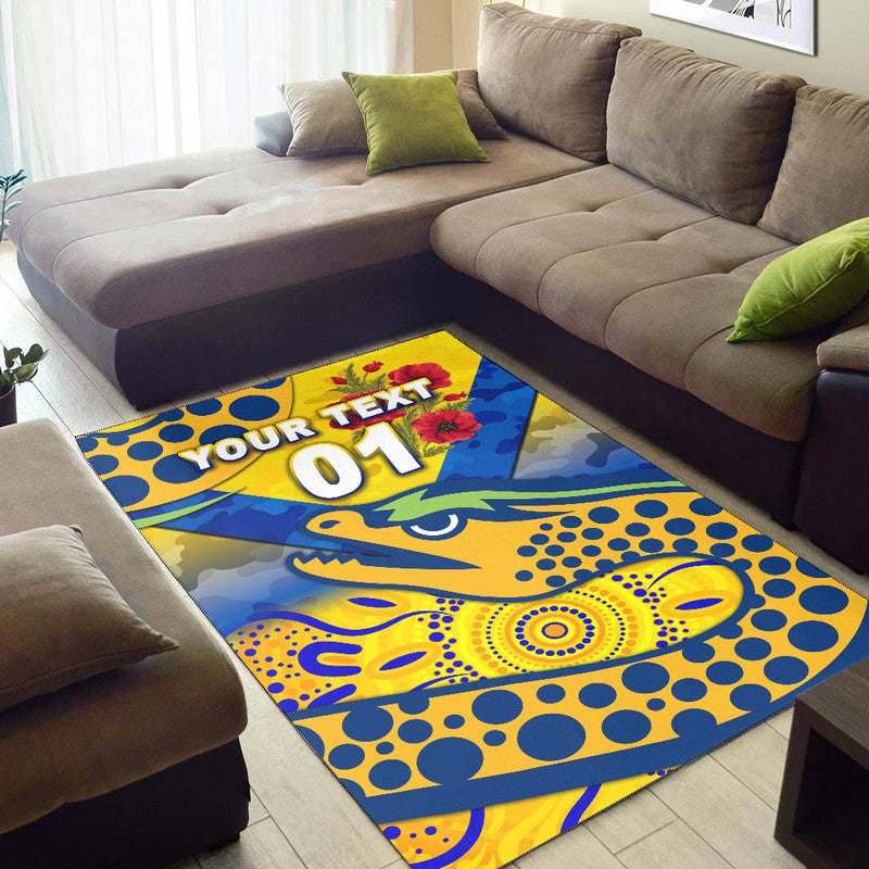 custom-personalised-parramatta-eels-anzac-2022-area-rug-indigenous-vibes-gold