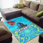 gold-coast-titans-anzac-2022-area-rug-indigenous-vibes