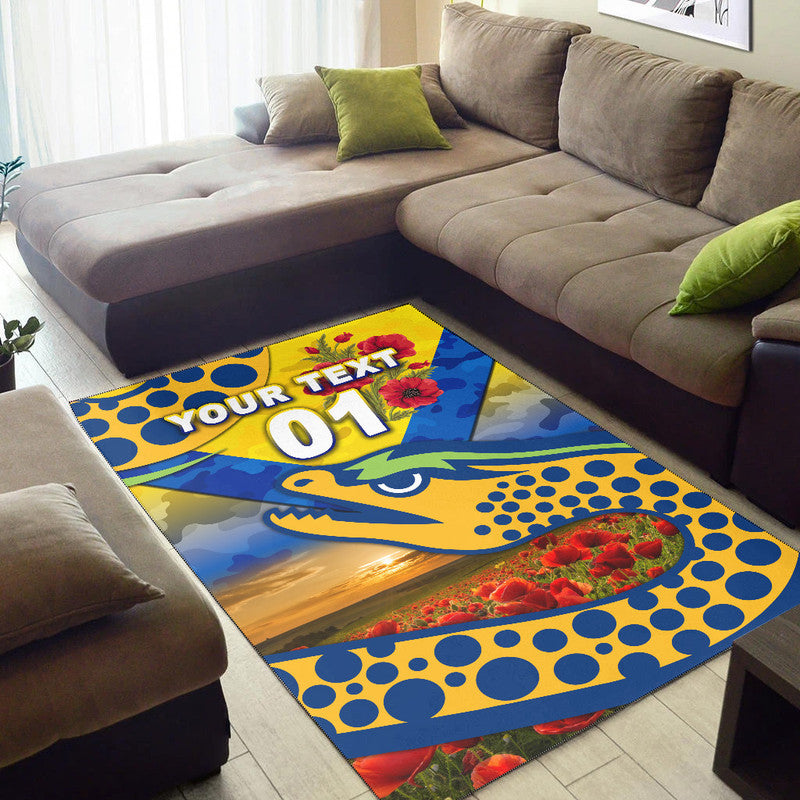 custom-personalised-parramatta-eels-anzac-2022-area-rug-poppy-flowers-vibes-gold