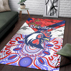 sydney-roosters-anzac-2022-area-rug-indigenous-vibes-white