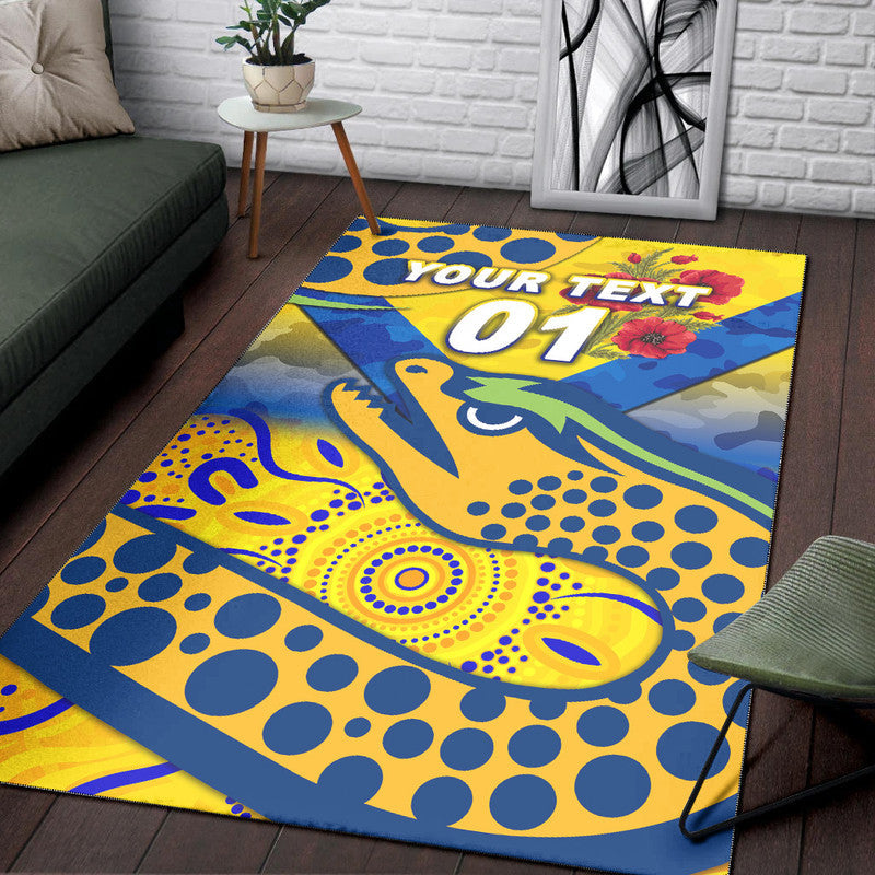 custom-personalised-parramatta-eels-anzac-2022-area-rug-indigenous-vibes-gold
