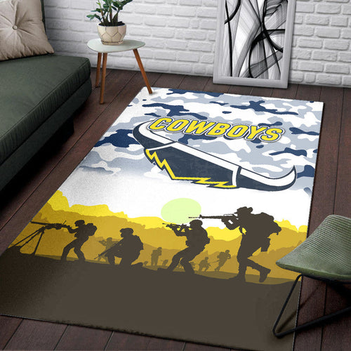 north-queensland-cowboys-anzac-2022-area-rug-simple-style-white