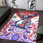 custom-personalised-sydney-roosters-anzac-2022-area-rug-indigenous-vibes-white