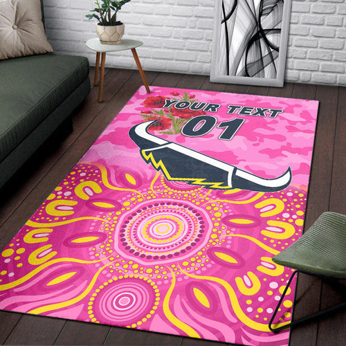 custom-personalised-north-queensland-cowboys-anzac-2022-area-rug-indigenous-vibes-pink
