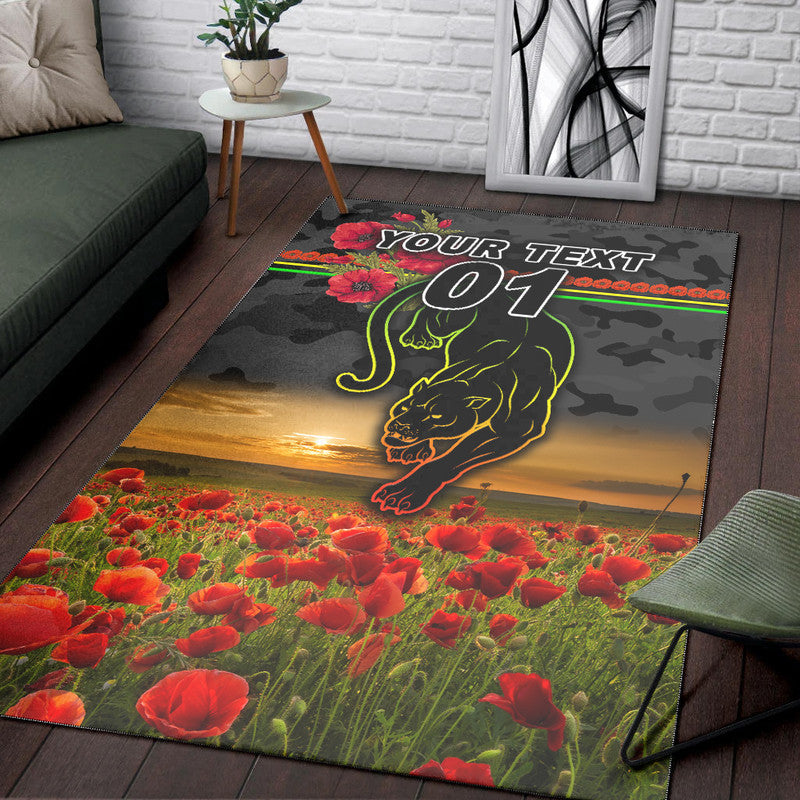 custom-personalised-penrith-panthers-anzac-2022-area-rug-poppy-flowers-vibes-black