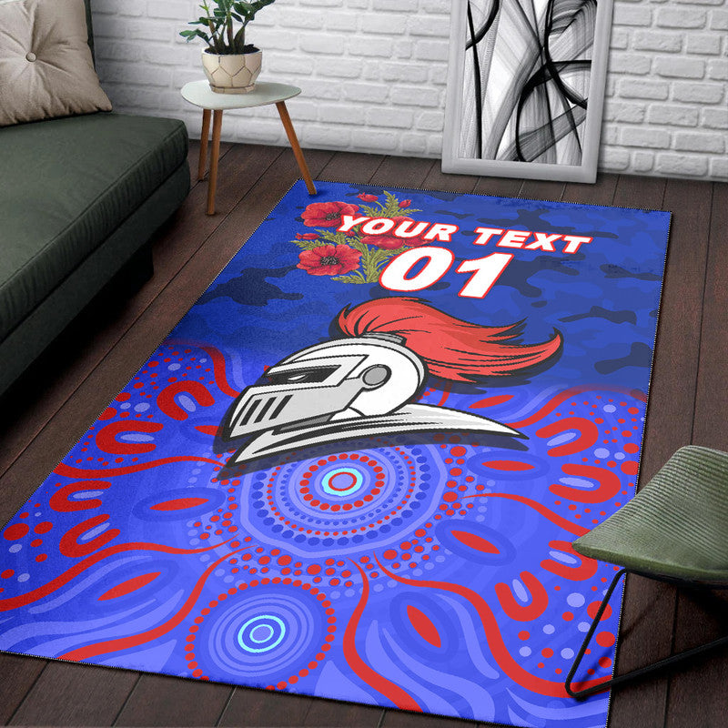 custom-personalised-newcastle-knights-anzac-2022-area-rug-indigenous-vibes