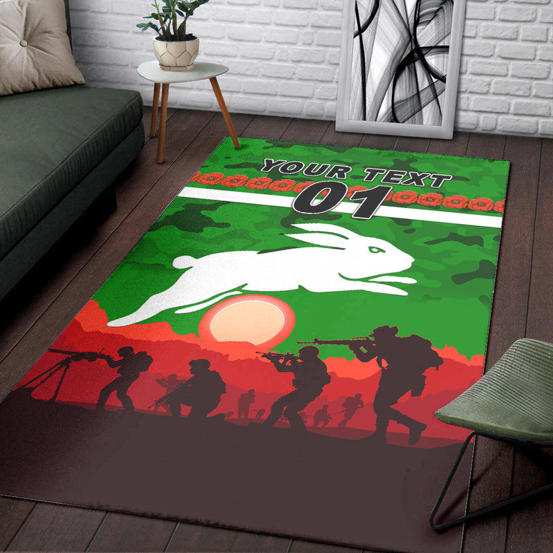 custom-personalised-south-sydney-rabbitohs-anzac-2022-area-rug-simple-style-green