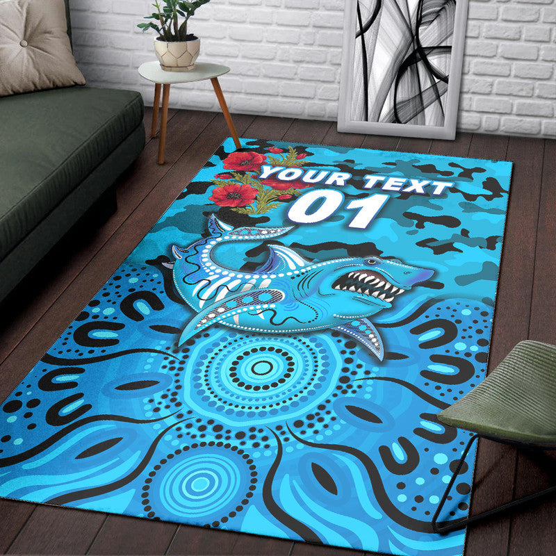 custom-personalised-cronulla-sutherland-sharks-anzac-2022-area-rug-indigenous-vibes