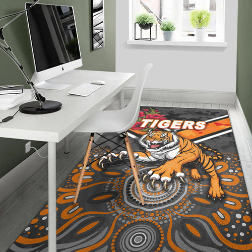 wests-tigers-anzac-2022-area-rug-indigenous-vibes