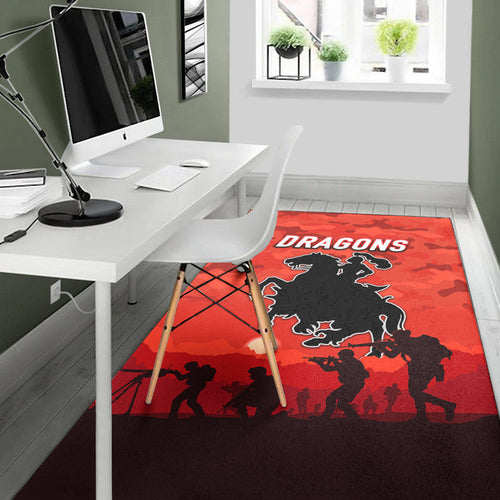 st-george-illawarra-dragons-anzac-2022-area-rug-simple-style-red