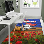 newcastle-knights-anzac-2022-area-rug-poppy-flowers-vibes