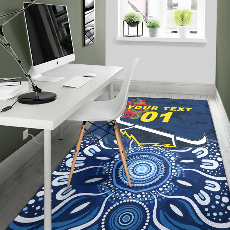 custom-personalised-north-queensland-cowboys-anzac-2022-area-rug-indigenous-vibes-blue