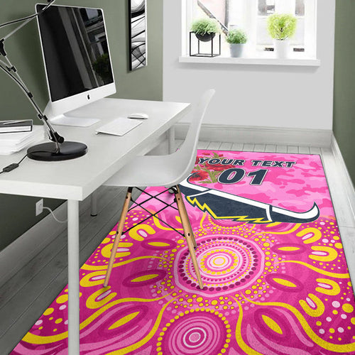 custom-personalised-north-queensland-cowboys-anzac-2022-area-rug-indigenous-vibes-pink