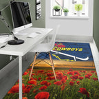 north-queensland-cowboys-anzac-2022-area-rug-poppy-flowers-vibes-blue