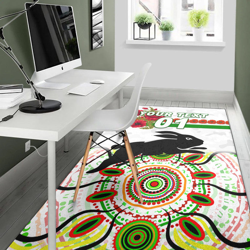 custom-personalised-south-sydney-rabbitohs-anzac-2022-area-rug-indigenous-vibes-white