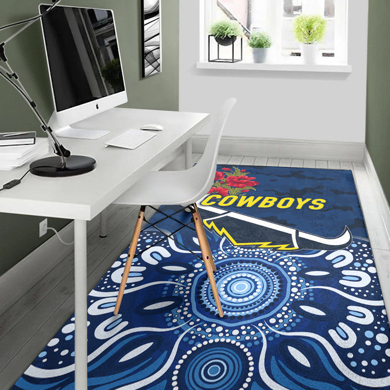 north-queensland-cowboys-anzac-2022-area-rug-indigenous-vibes-blue