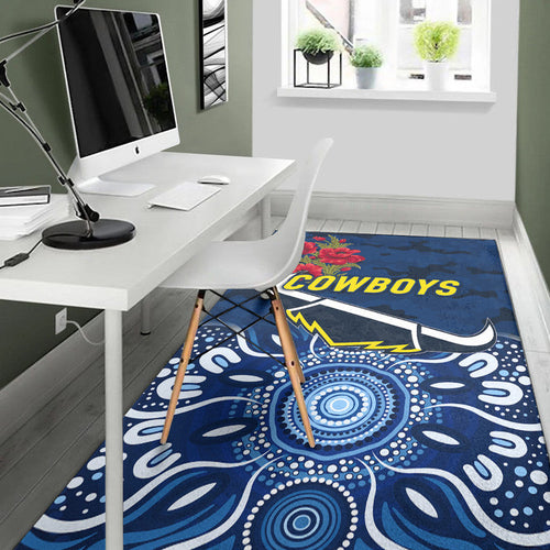 north-queensland-cowboys-anzac-2022-area-rug-indigenous-vibes-blue