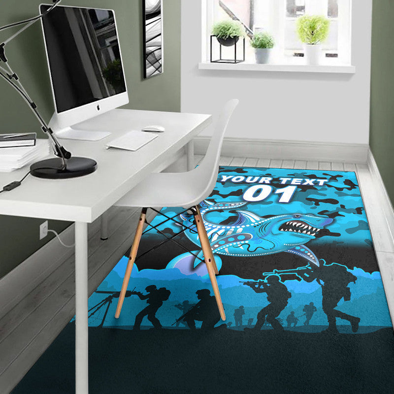 custom-personalised-cronulla-sutherland-sharks-anzac-2022-area-rug-simple-style-black