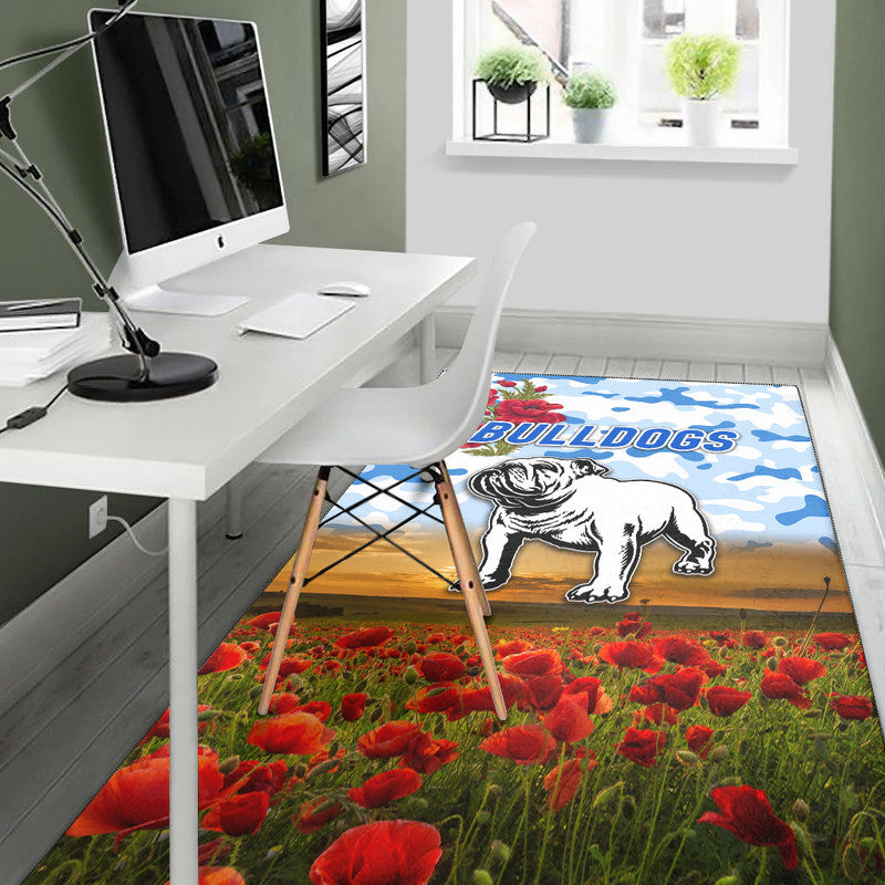 canterbury-bankstown-bulldogs-anzac-2022-area-rug-poppy-flowers-vibes-white