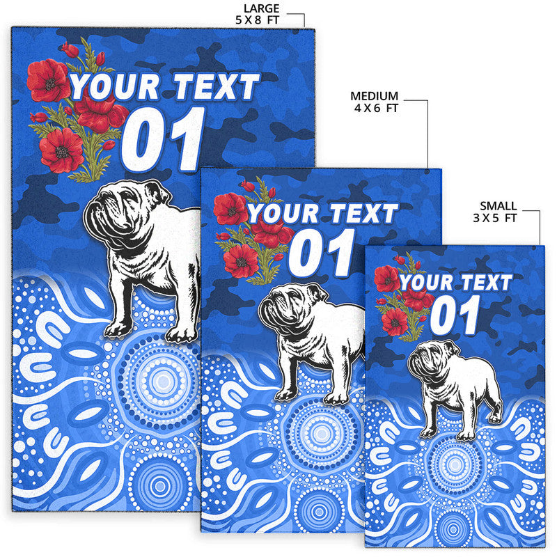 custom-personalised-canterbury-bankstown-bulldogs-anzac-2022-area-rug-indigenous-vibes-blue