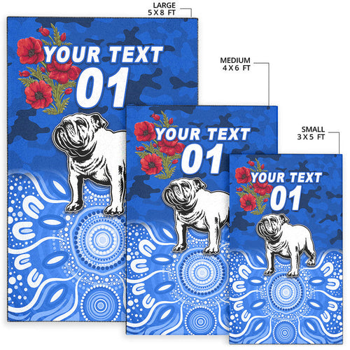 custom-personalised-canterbury-bankstown-bulldogs-anzac-2022-area-rug-indigenous-vibes-blue