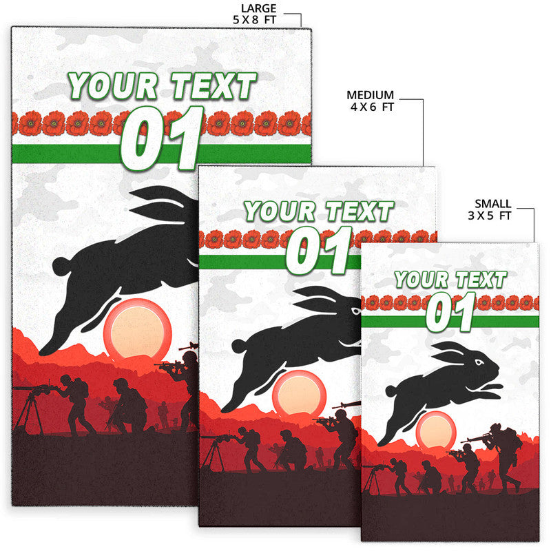 custom-personalised-south-sydney-rabbitohs-anzac-2022-area-rug-simple-style-white