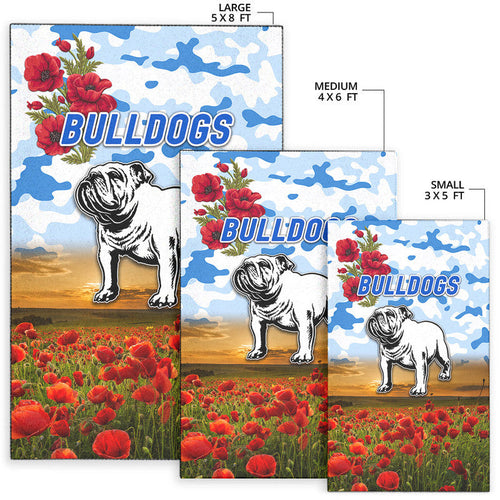 canterbury-bankstown-bulldogs-anzac-2022-area-rug-poppy-flowers-vibes-white