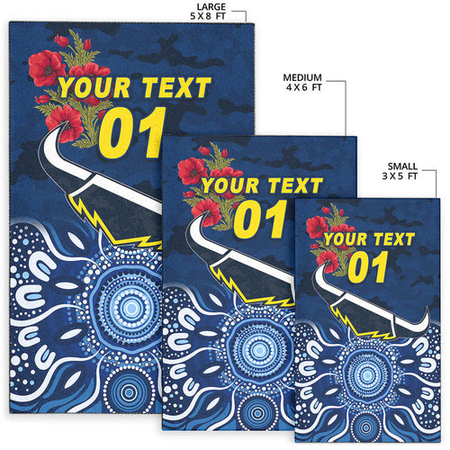 custom-personalised-north-queensland-cowboys-anzac-2022-area-rug-indigenous-vibes-blue