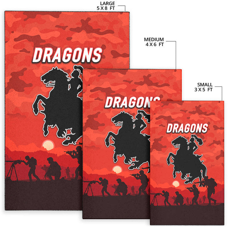 st-george-illawarra-dragons-anzac-2022-area-rug-simple-style-red