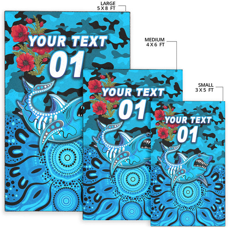 custom-personalised-cronulla-sutherland-sharks-anzac-2022-area-rug-indigenous-vibes