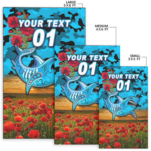 custom-personalised-cronulla-sutherland-sharks-anzac-2022-area-rug-poppy-flowers-vibes