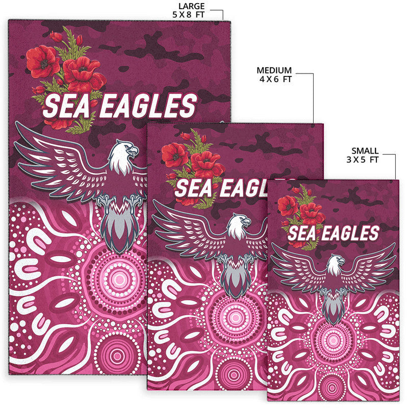 manly-warringah-sea-eagles-anzac-2022-area-rug-indigenous-vibes