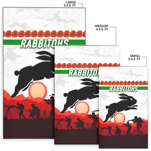 south-sydney-rabbitohs-anzac-2022-area-rug-simple-style-white