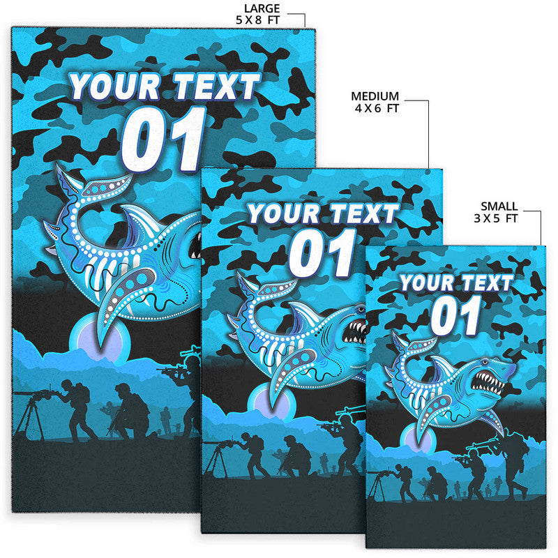 custom-personalised-cronulla-sutherland-sharks-anzac-2022-area-rug-simple-style-black