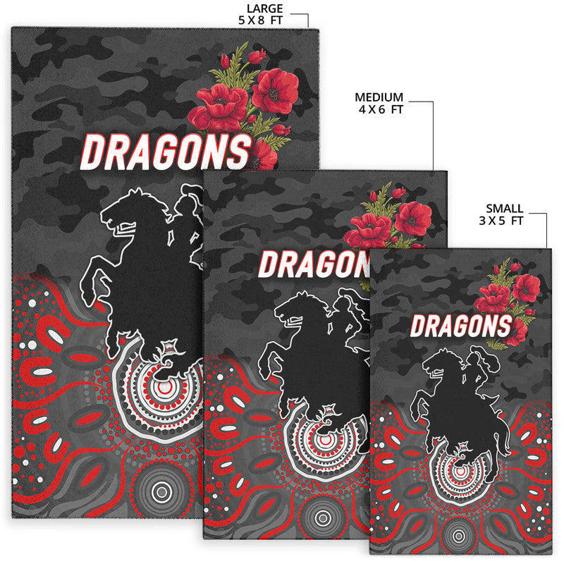 st-george-illawarra-dragons-anzac-2022-area-rug-indigenous-vibes-black