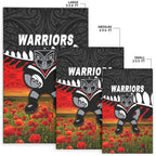 new-zealand-warriors-anzac-2022-area-rug-maori-poppy-flowers-vibes