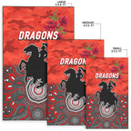 st-george-illawarra-dragons-anzac-2022-area-rug-indigenous-vibes-red