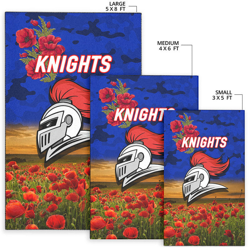newcastle-knights-anzac-2022-area-rug-poppy-flowers-vibes
