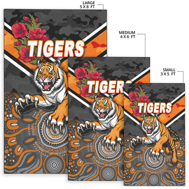 wests-tigers-anzac-2022-area-rug-indigenous-vibes