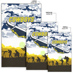 north-queensland-cowboys-anzac-2022-area-rug-simple-style-white