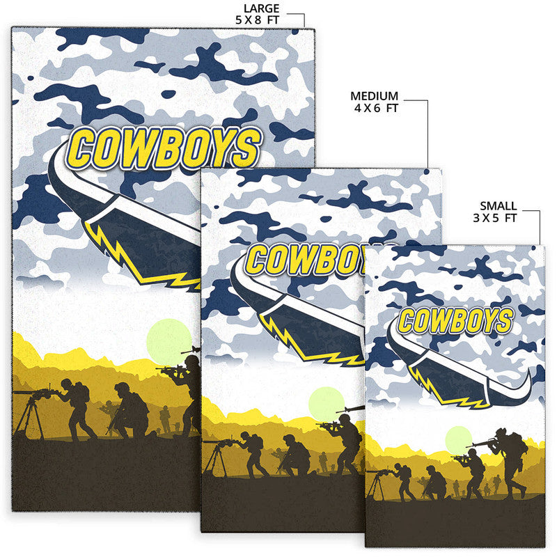 north-queensland-cowboys-anzac-2022-area-rug-simple-style-white