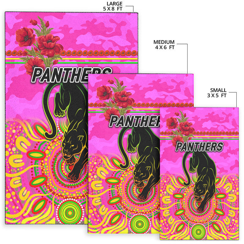 penrith-panthers-anzac-2022-area-rug-indigenous-vibes-pink