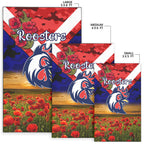 sydney-roosters-anzac-2022-area-rug-poppy-flowers-vibes-blue