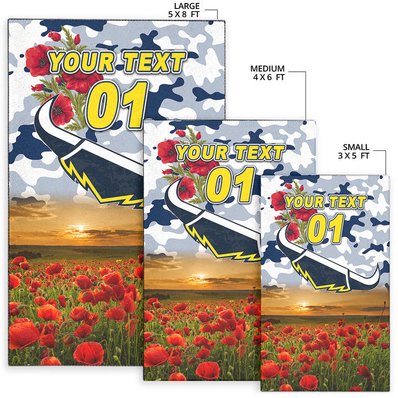 custom-personalised-north-queensland-cowboys-anzac-2022-area-rug-poppy-flowers-vibes-white