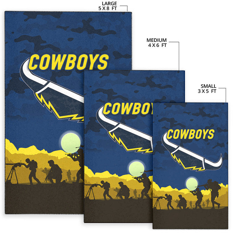 north-queensland-cowboys-anzac-2022-area-rug-simple-style-blue