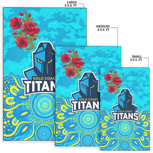 gold-coast-titans-anzac-2022-area-rug-indigenous-vibes