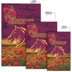brisbane-broncos-anzac-2022-area-rug-poppy-flowers-vibes