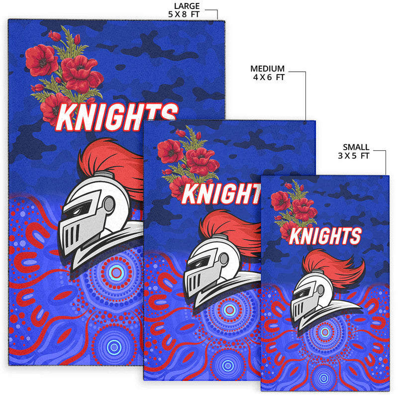 newcastle-knights-anzac-2022-area-rug-indigenous-vibes