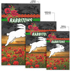 south-sydney-rabbitohs-anzac-2022-area-rug-poppy-flowers-vibes-black