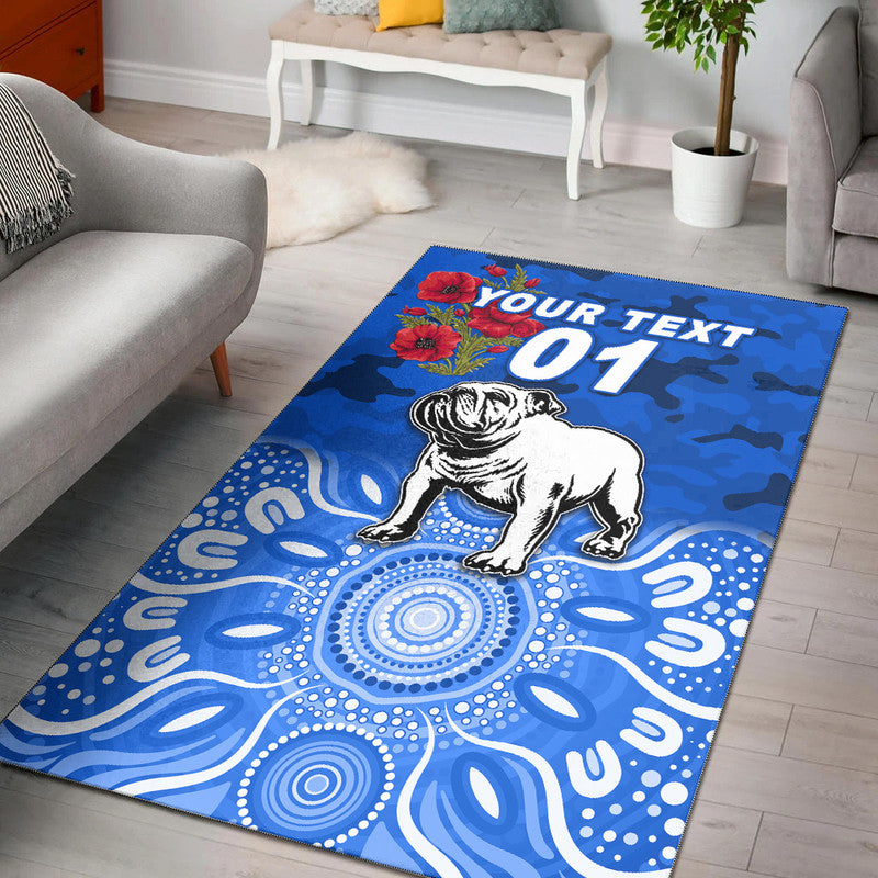 custom-personalised-canterbury-bankstown-bulldogs-anzac-2022-area-rug-indigenous-vibes-blue